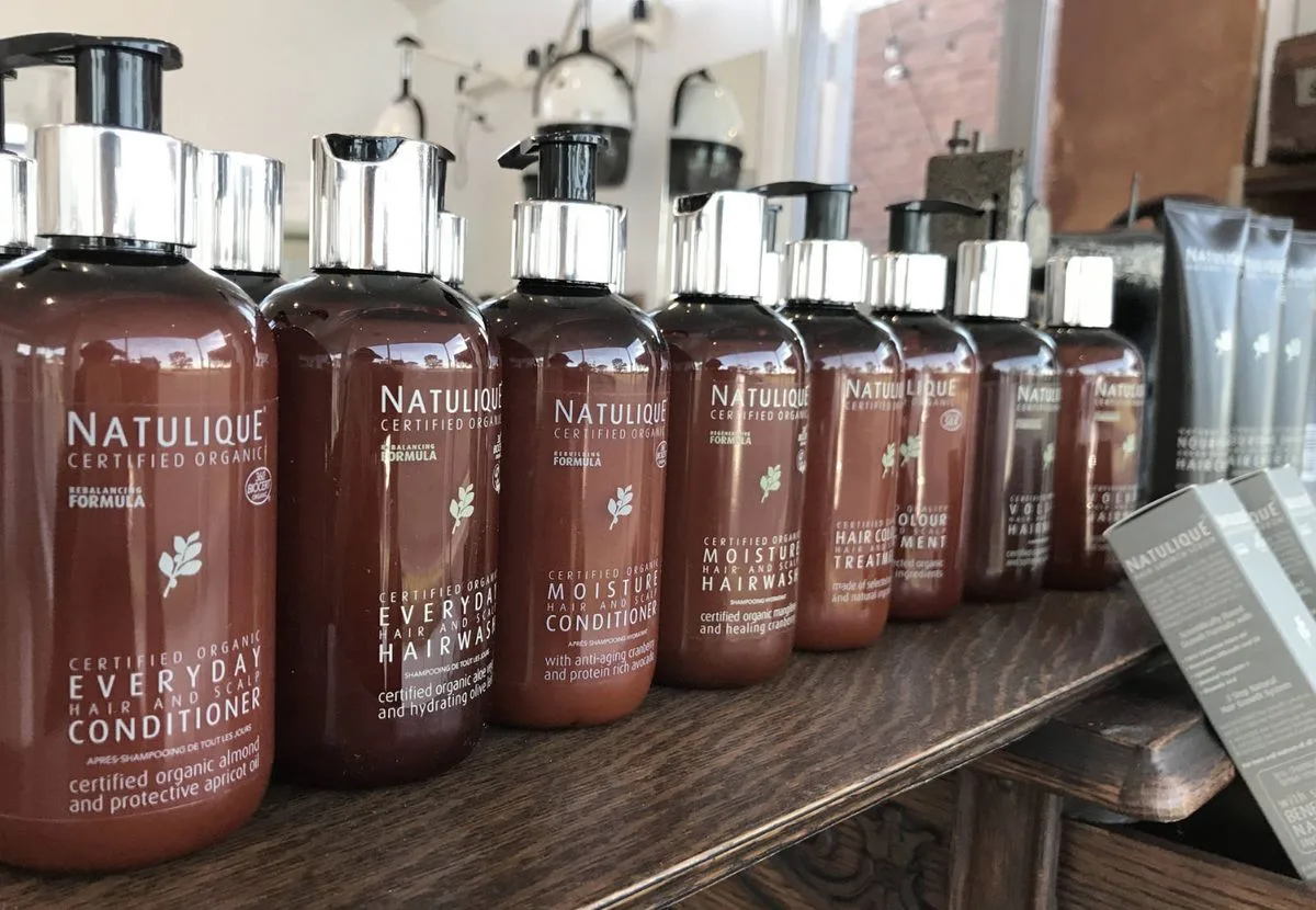 NATULIQUE 360BIOCERT certified organic hair care products used at Holistic Hair Perth